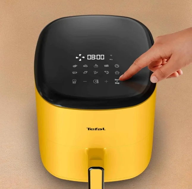 Фритюрник с горещ въздух Tefal – EY2452E0, 5.0L, жълт