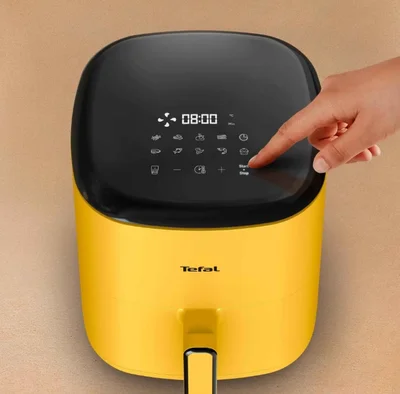 Фритюрник с горещ въздух Tefal – EY2452E0, 5.0L, жълт