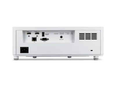 Acer Projector PL6820, DLP, 4K UHD (3840x2160), 5500 ANSI Lumens, 3 000 000:1, 1.7x, HDMI 2x2.0, RS232, USB (Type A), RJ45, PC Audio (Stereo mini jack), Speaker 2x15W, Bag, 4.9kg, 3Y, White