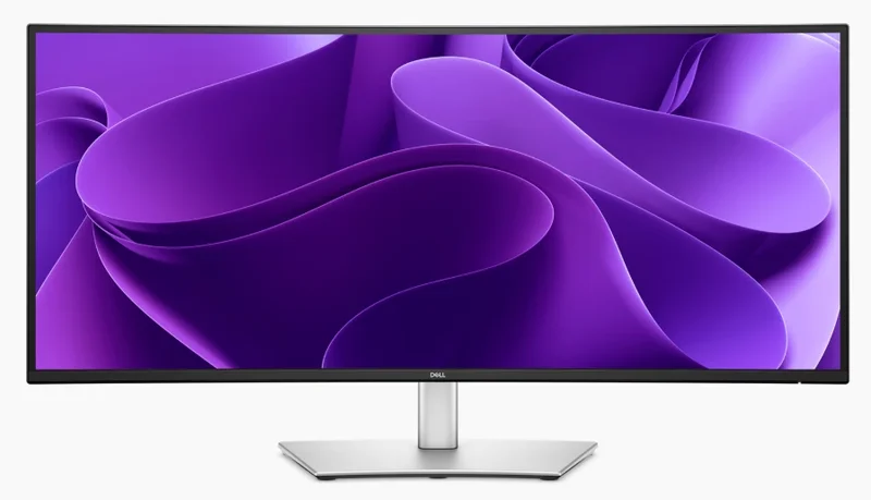 Монитор Dell P3425WE 34" Curved IPS WQHD, 100 Hz, 21:9, 5 ms, 1500:1, 350 cd/m², USB-C хъб, RJ45, регулируема стойка, черен