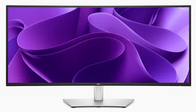 Монитор Dell P3425WE 34" Curved IPS WQHD, 100 Hz, 21:9, 5 ms, 1500:1, 350 cd/m², USB-C хъб, RJ45, регулируема стойка, черен