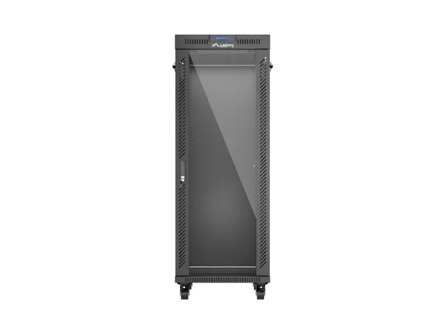 Lanberg rack cabinet 19" free-standing 32U/600X1000 (FLAT PACK) with glass door LCD black
