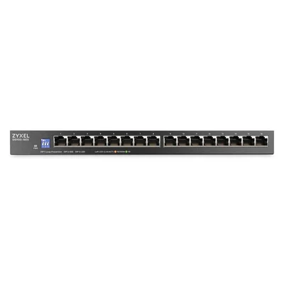 ZyXEL GS1100-16ES  Slimline 16 port Gigabit - DIP selector Unmanaged Switch