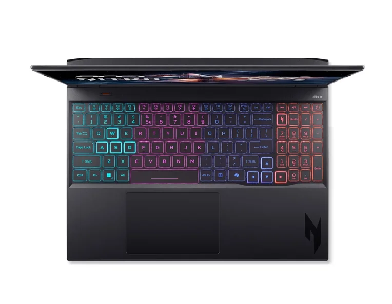 Acer Nitro 16S AI, AN16S-61-R44A, AMD Ryzen 7 350 (up to 5.0GHz, 16MB), 16" WQXGA (2560x1600) IPS 180Hz, 1*16GB DDR5 (1 slot free), 1024GB PCIe NVMe SSD, GeForce RTX 5070 8GB GDDR7, FHD Cam, WiFi 6E, BT 5.3, No Os, Black