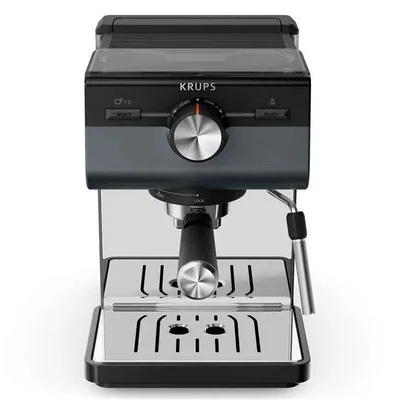 Кафемашина Krups XP384E10 еспресо 15 bar 1400W 2.0L Черен