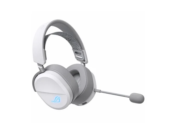 Геймърски слушалки ASUS A501ROGPELTA/WHT бял, безжични, USB Type-C, с микрофон