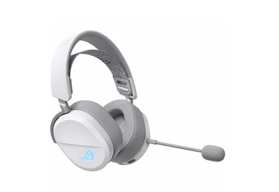 Геймърски слушалки ASUS A501ROGPELTA/WHT бял, безжични, USB Type-C, с микрофон