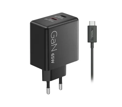 Lenovo Dual USB-C 65W GaN Charger