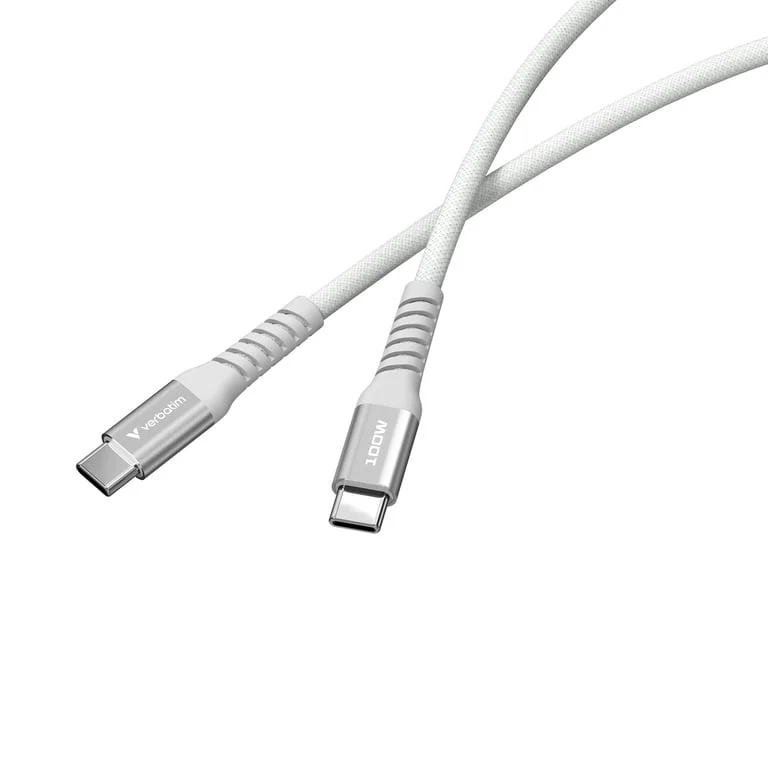 USB-C кабел Verbatim Sync & Charge магнитен 120 см 100W, сив
