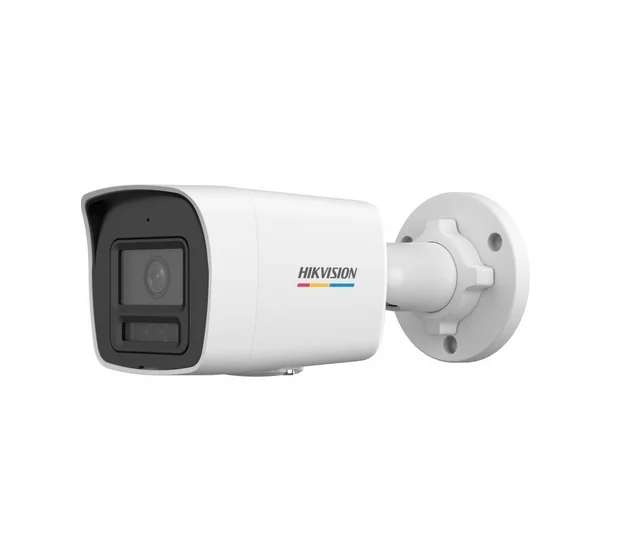 HikVision 4 MP ColorVu 3.0 Fixed Bullet Network Camera, 2.8 mm, F1.0, IR, White Light up to 30m, H.265+, IP67, built-in microphone, 12Vdc/PoE 7W