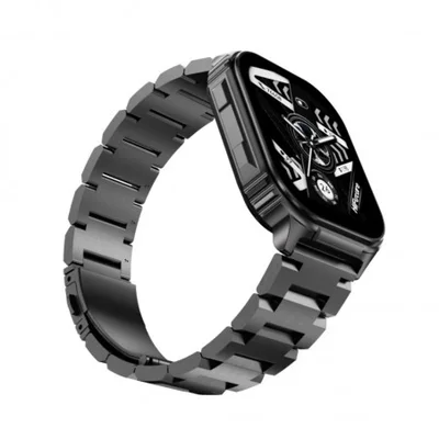 HiFuture Ultra 3 Pro Black, 2.04" IPS, 368x448, Bluetooth Call, IP68 Waterproof, 24/7 True Heart Rate & Blood Oxygen Sensor, Up to 7 days daily use, 100+ Sports Mode