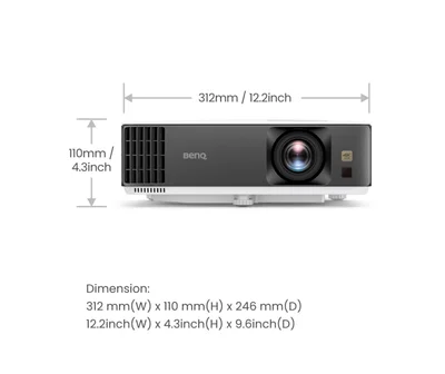 BenQ TK700 DLP, 4K UHD (3840x2160), HDR, Ultra-fast 4ms, 10K:1, 3200 AL, 1.3x Zoom, Keystone 2D, Console Gaming, 2xHDMI, USB, RS232, Speaker 5W, eARC, Dolby Atmos, Audio out, 28dB (Eco)