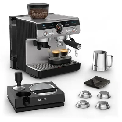 Кафемашина Krups XP804T10 Espresso с мелачка Precision Plus