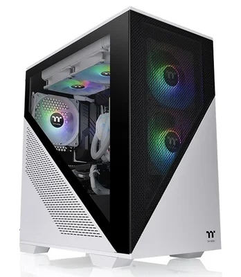 Кутия за компютър Thermaltake Divider 170 TG ARGB Snow Micro Tower, бял