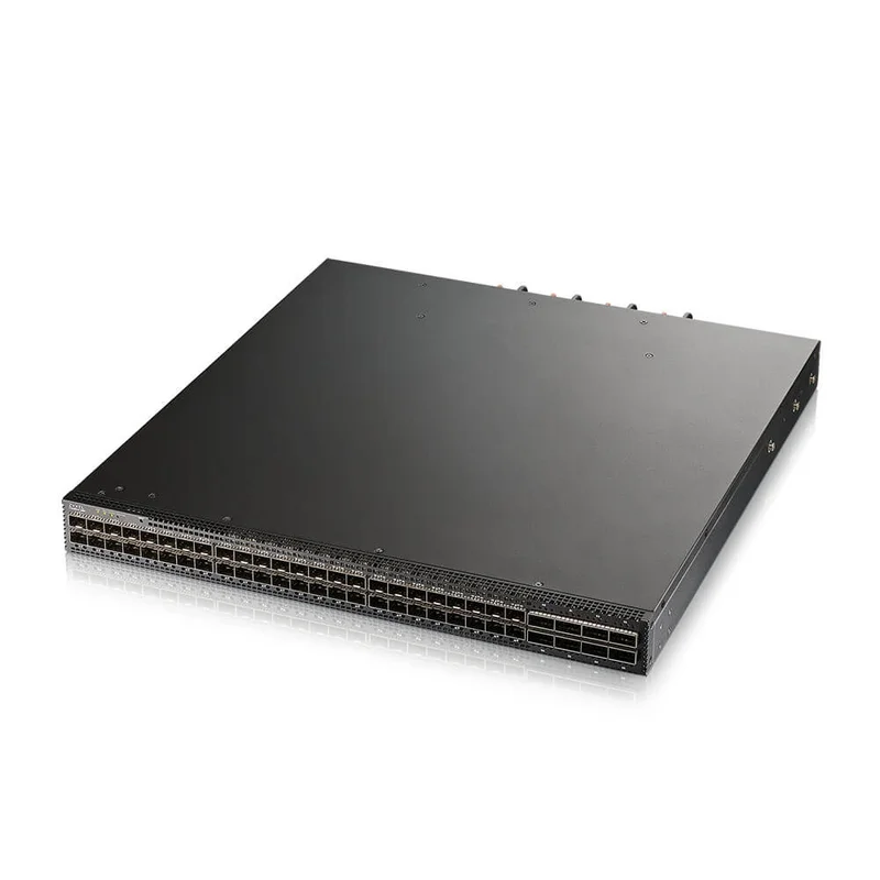 ZyXEL CX4800-56F, EU, 48-port 10/25G L3 Aggregation Fiber Switch with 8 100G Uplink (with 2 AC power supply)