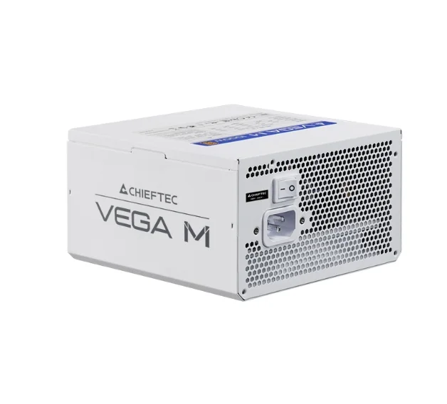 Захранване за компютри Chieftec Vega 850W ATX 3.1, 80 PLUS Gold, напълно модулно, бяло