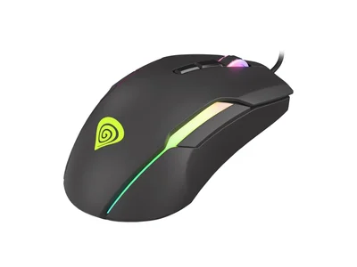 Геймърска мишка Genesis Xenon 220, 6400 dpi, оптична, RGB подсветка, 7 бутона, черна
