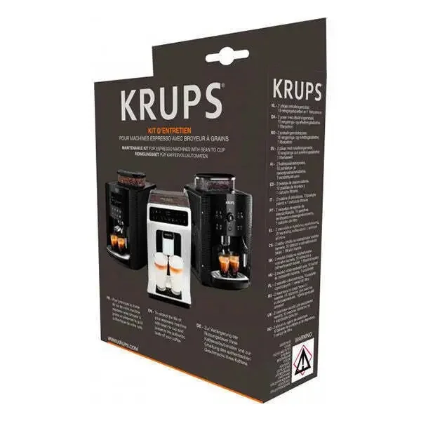 Krups XS530010 Maintenance Kit (2 Descaling Agent Packets, 10 Cleaning Tablets, 1 Filter Cartridge)