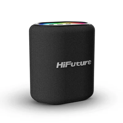 HiFuture Vocalist100 Black, 20W Output, Karaoke Enable, Two Wireless Microphone, 4000mAh Battery (Support Power Bank), RGB Lighting, Pair to Play (TWS Mode), Bluetooth 5.3