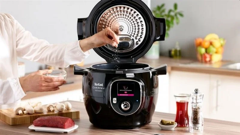 Мултикукър Tefal Cook4me Connect CY855830, 6L, 150 български рецепти, черен