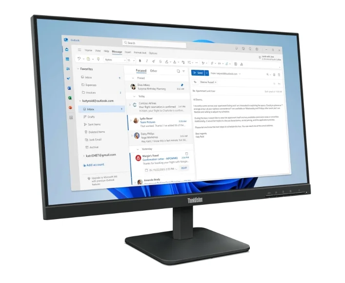 Монитор Lenovo ThinkVision S24-4e 24" IPS, Full HD, 100 Hz