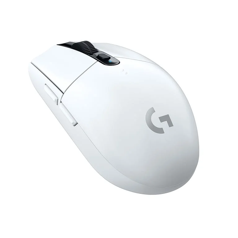 Геймърска мишка Logitech G305 Wireless HERO 12000 DPI, 6 програмируеми бутона, Lightspeed, бяла
