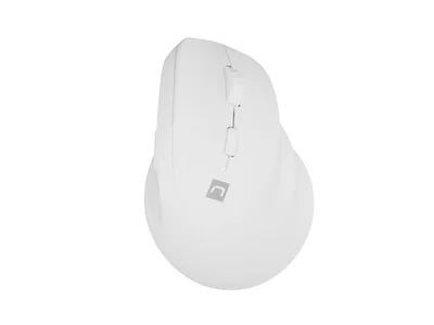 Мишка вертикална безжична Natec Crake 2, 2400 DPI, Bluetooth 5.2 + 2.4 GHz, бяла