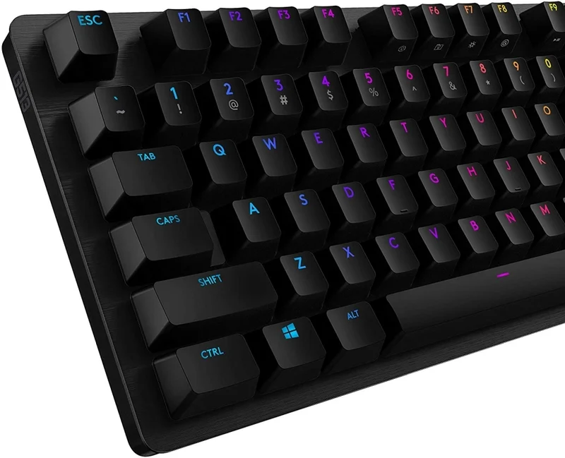 LOGITECH G512 Corded LIGHTSYNC Mechanical Gaming Keyboard - CARBON - US INT'L - USB - TACTILE