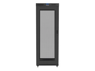 Lanberg rack cabinet 19" free-standing 42U/800x1000 (flat pack) with mesh door lcd black v2