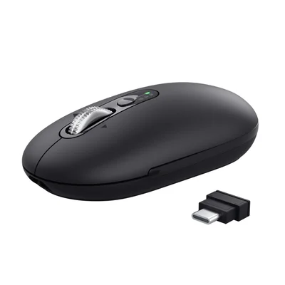 TRUST Seron Slim Multi-Wireless Hyperscroll Mouse Black