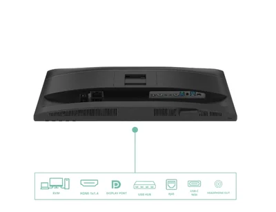 AOC 24P4CV, 23.8" IPS WLED, 1920x1080@120Hz, 4ms GtG, 300cd m/2, 1500:1, 50M:1 DCR, Adaptive Sync, FlickerFree, Anti-Blue Light, 2Wx2, Tilt, Height Adjust, Pivot, Swivel, HDMI, DP, USB hub, RJ45