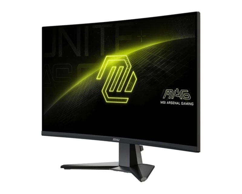 MSI MAG 27C6X, 27", VA, 240Hz, 250Hz(OC), 1ms, Curved, FHD 1920x1080, Adaptive-Sync, AI Vision, VRR, Console mode, CEC, Anti-Flicker, LBL, 250 nits, 3000:1, 100M:1, 1x Display Port (1.2a), 2x HDMI (2.0b), Headphone out, Tilt, FRAMELESS, VESA