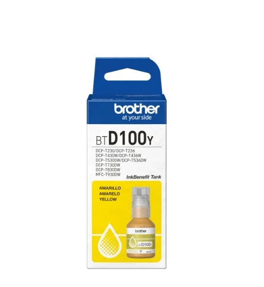Мастило Brother BTD100Y жълто 48.8ml висок капацитет