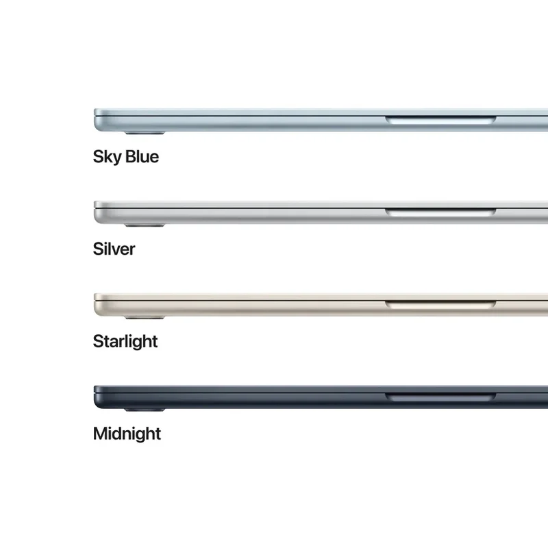 Apple MacBook Air 15.3: Apple M5 chip with 10-core CPU and 10-core GPU, 24GB, 1TB SSD - Silver
