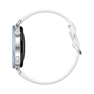 Смарт часовник Huawei Watch GT 7 Konsu-B39FB, 1.32" дисплей, HarmonyOS 6.1, синя и бяла каишка + True Wireless слушалки Huawei Freebuds SE 4 ANC, бели