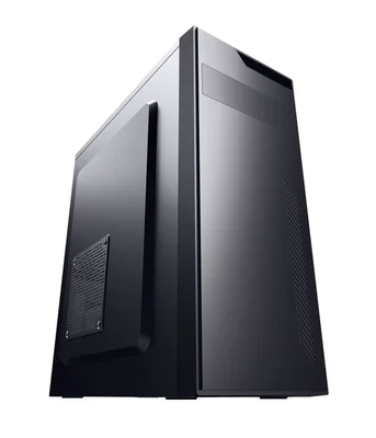 Кутия за компютър POWERCASE 173-G03 с вградено захранване 500W Middle Tower, Черен