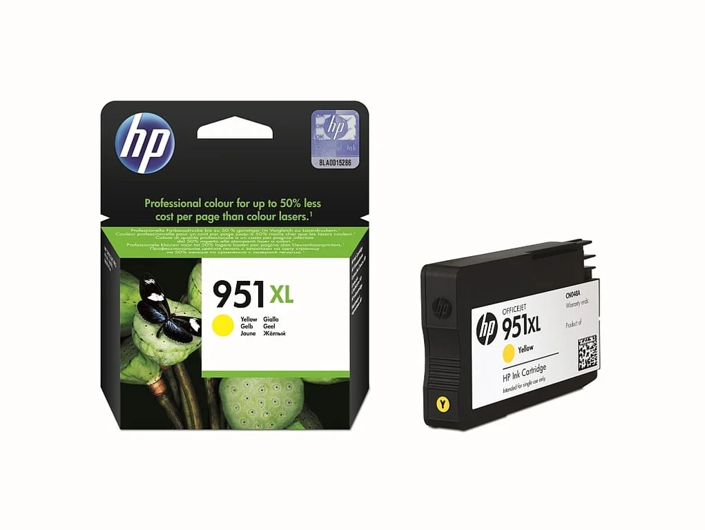 Мастило HP 951XL Yellow за Officejet Pro 8100/8600, жълто, 1500 стр.