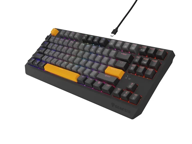 Гейминг клавиатура Genesis Thor 230 TKL Outemu Red RGB Anchor Gray Negative US
