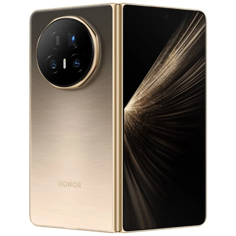 Смартфон HONOR Magic V5 Maybach-N49D 6.43" Foldable/ 7.95" unfolded, OLED, 16GB RAM, 512GB, Snapdragon 8 Elite 5G, 64+50+50MP, Android 15, Dawn Gold