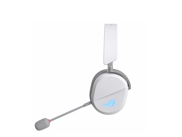 Геймърски слушалки ASUS A501ROGPELTA/WHT бял, безжични, USB Type-C, с микрофон