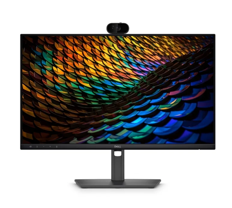 Dell P2426HEB, 23.8" Conferencing Monitor, IPS Anti-Glare, 5ms, 120 Hz, 1500:1, 300 cd/m2, FHD 1920x1080, 99% sRGB, HDMI, Display Port, USB-C Hub, RJ45, Webcam, Mic, Speacers, KVM Switch, PD 90W, Height Adjustable, Pivot, Swivel, Tilt, Black