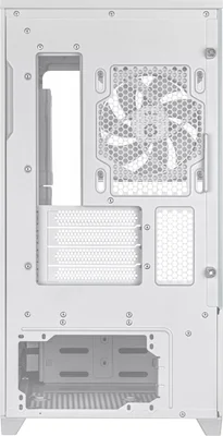 Кутия за компютър ASUS Prime AP202 TG, Micro Tower, Бял