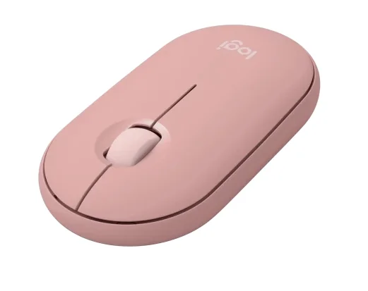LOGITECH M350S Pebble 2 Bluetooth Mouse - TONAL ROSE