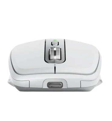 Мишка Logitech – MX Anywhere 3S for Mac, безжична, Pale Grey