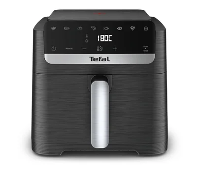 Фритюрник с горещ въздух Tefal Easy Fry Mega Compact EY8618E0 7.5L, 2020W, LED дисплей, Черен