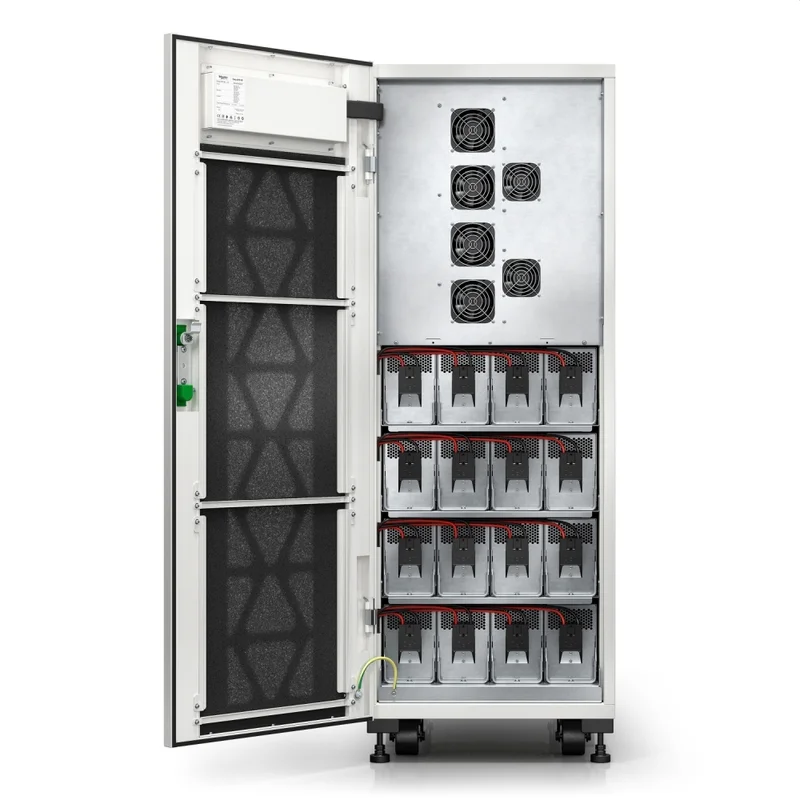 APC Easy UPS 3S 30 kVA 400V 3:3 UPS, 4 internal 7Ah modular battery strings, expandable to 4