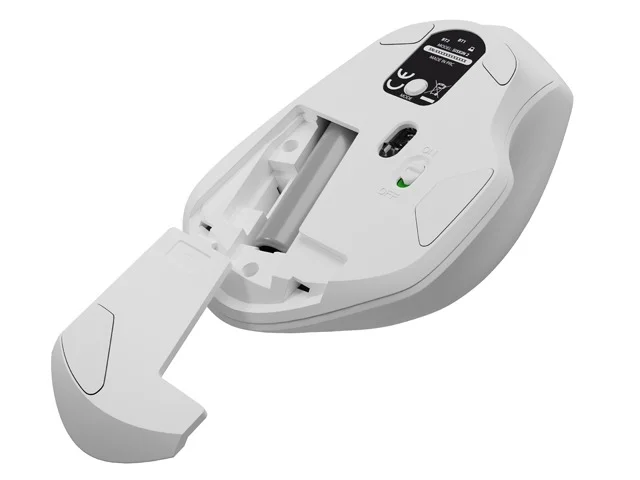 Мишка NATEC Siskin Wireless 1600 DPI 2.4GHz + Bluetooth 5.0, оптична, бяла
