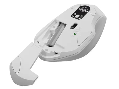 Мишка NATEC Siskin Wireless 1600 DPI 2.4GHz + Bluetooth 5.0, оптична, бяла