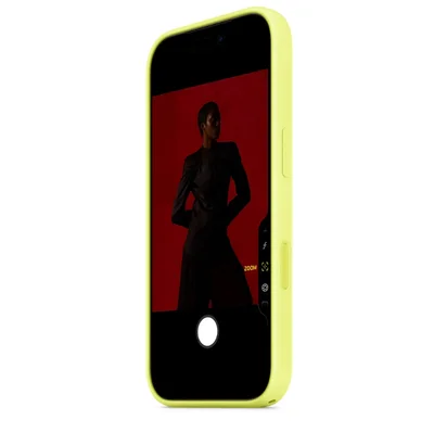 Apple iPhone 17 Pro Silicone Case with MagSafe – Neon Yellow