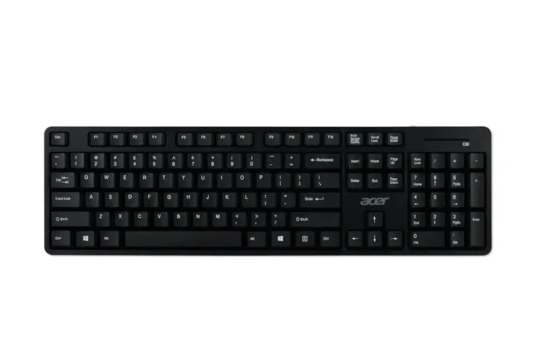 Acer Combo set AAK410 Keyboard & Mouse , Wireless, USB, Standard, Black, No Cyrillic
